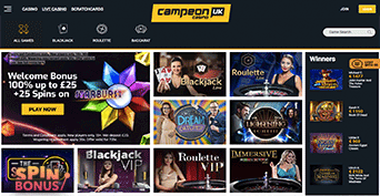 Campeon UK LIve Casino