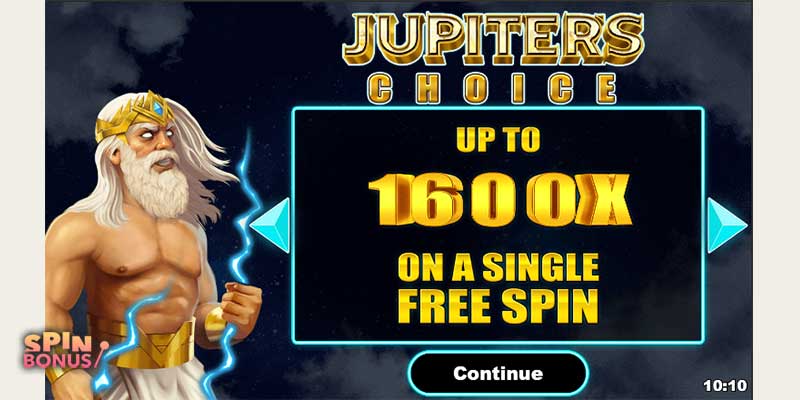 jupiters choice free spins