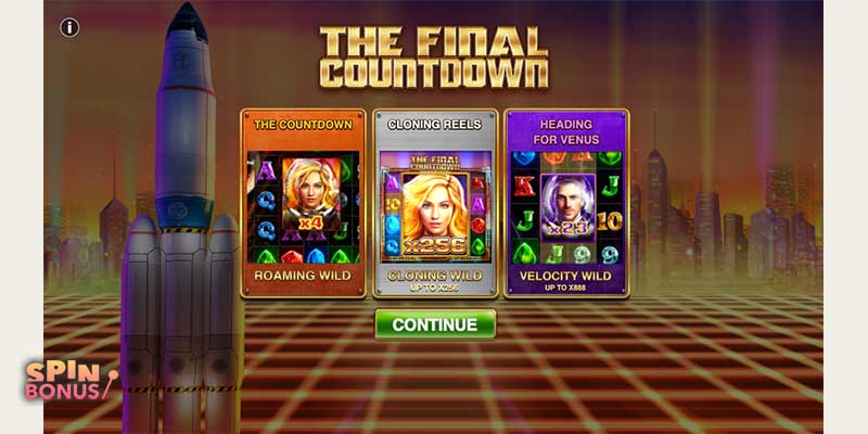 final countdown free spins