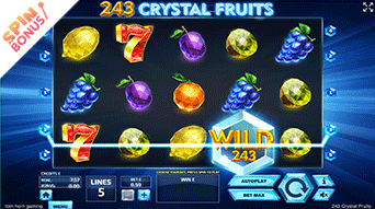 243 crystal fruits slot gameplay