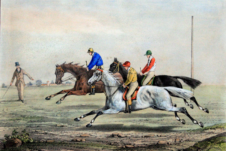 Horse Race in the 1600's